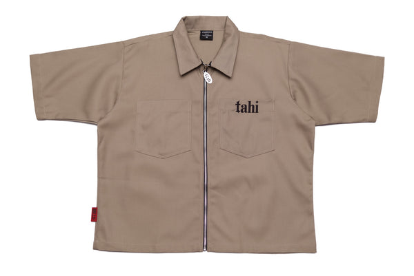 Womens Khaki Utility Shirt