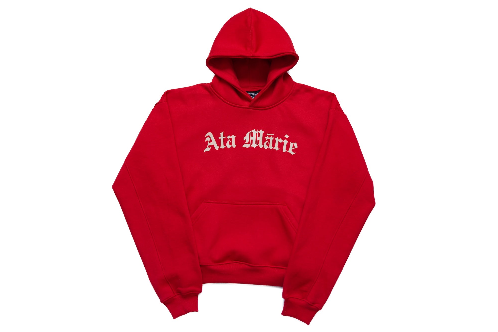 Womens Red Ata Mārie Heavyweight Hood