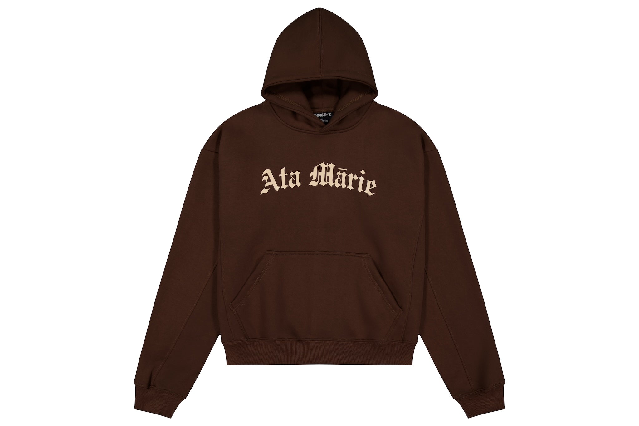 Womens Brown Ata Mārie Heavyweight Hood