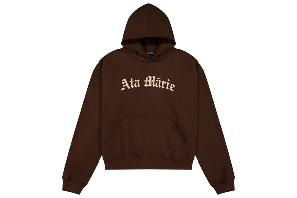 Womens Brown Ata Mārie Heavyweight Hood