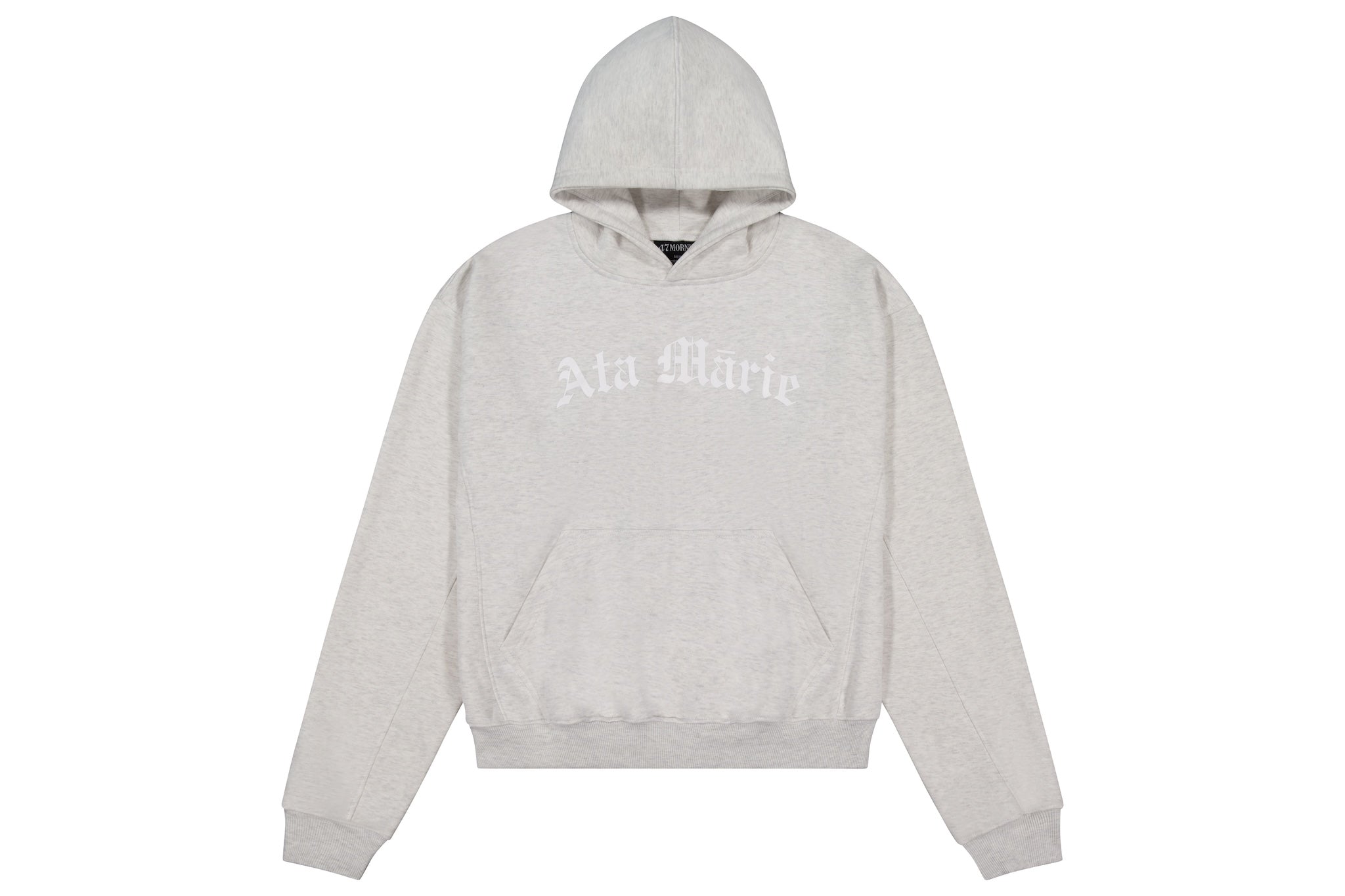 Womens Grey Marle Ata Mārie Heavyweight Hood