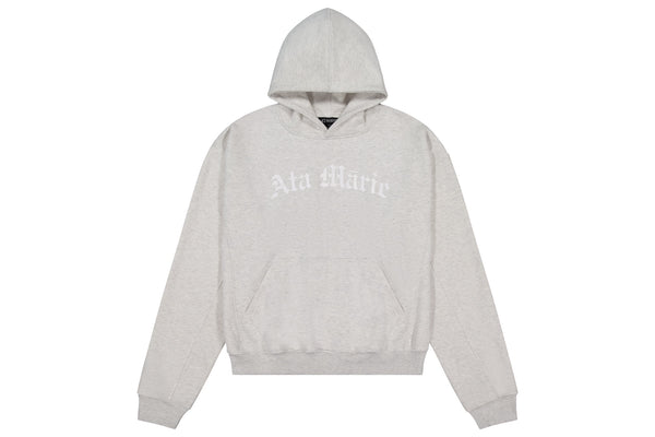 Womens Grey Marle Ata Mārie Heavyweight Hood