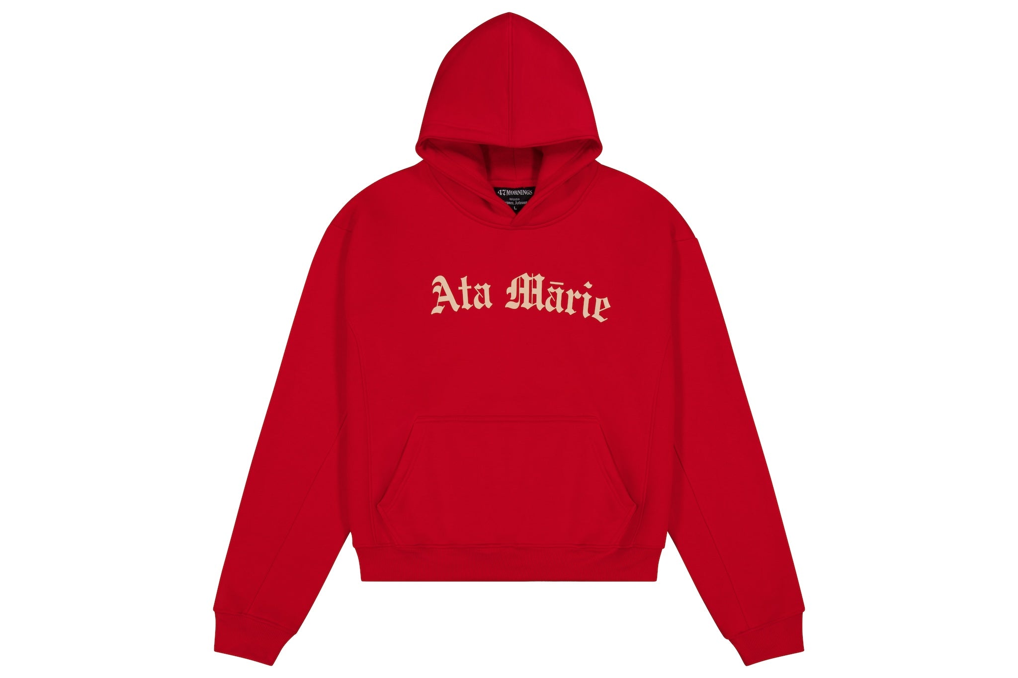 Womens Red Ata Mārie Heavyweight Hood