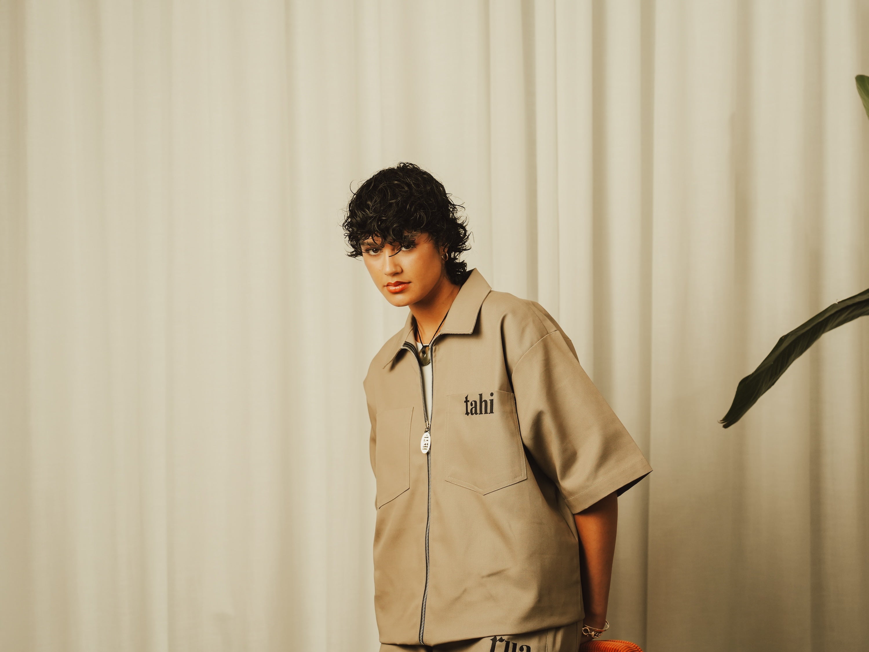 Womens Khaki Utility Shirt