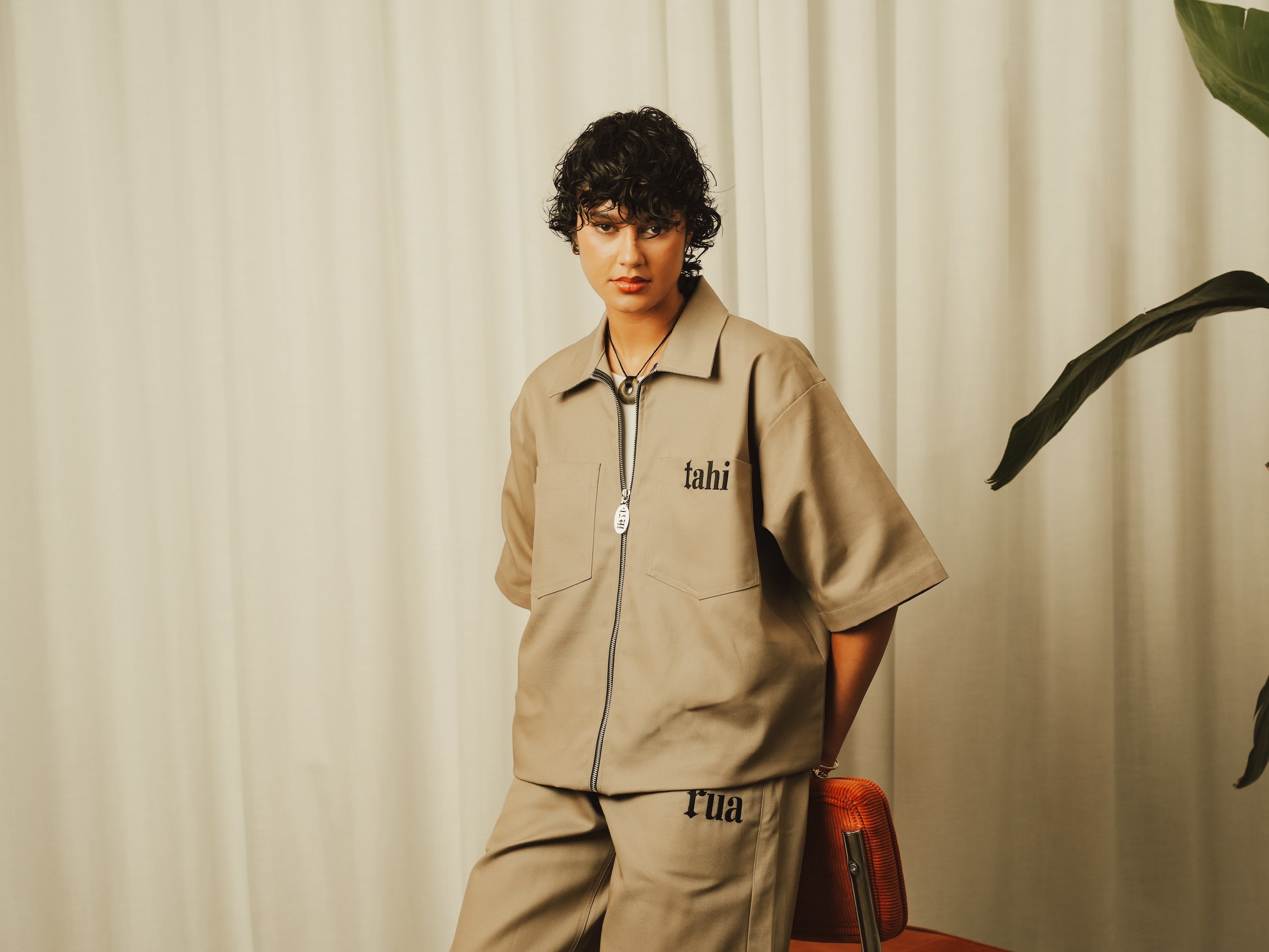 Womens Khaki Utility Shirt