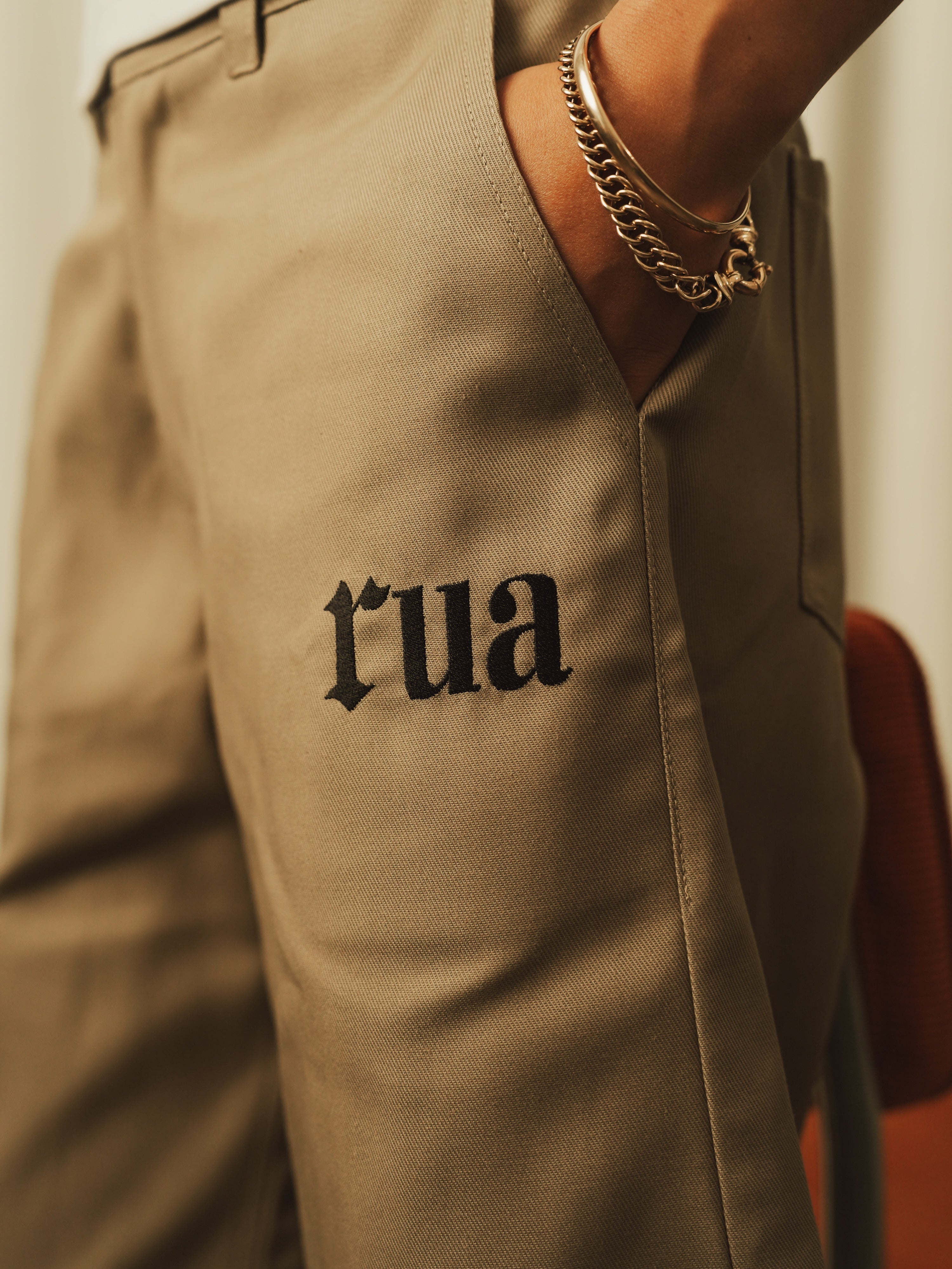 Womens Khaki Utility Shorts