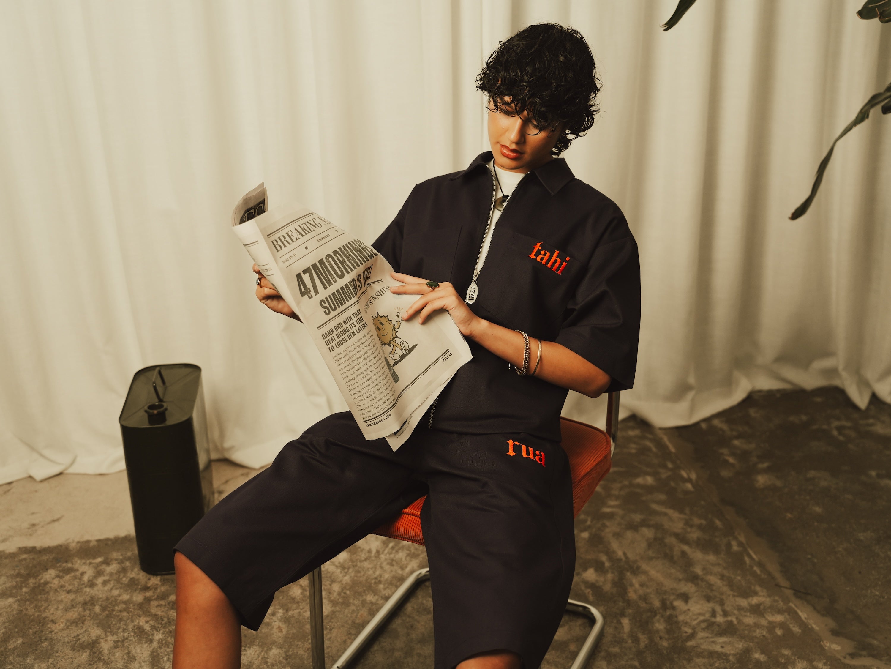 Womens Navy Utility Shirt