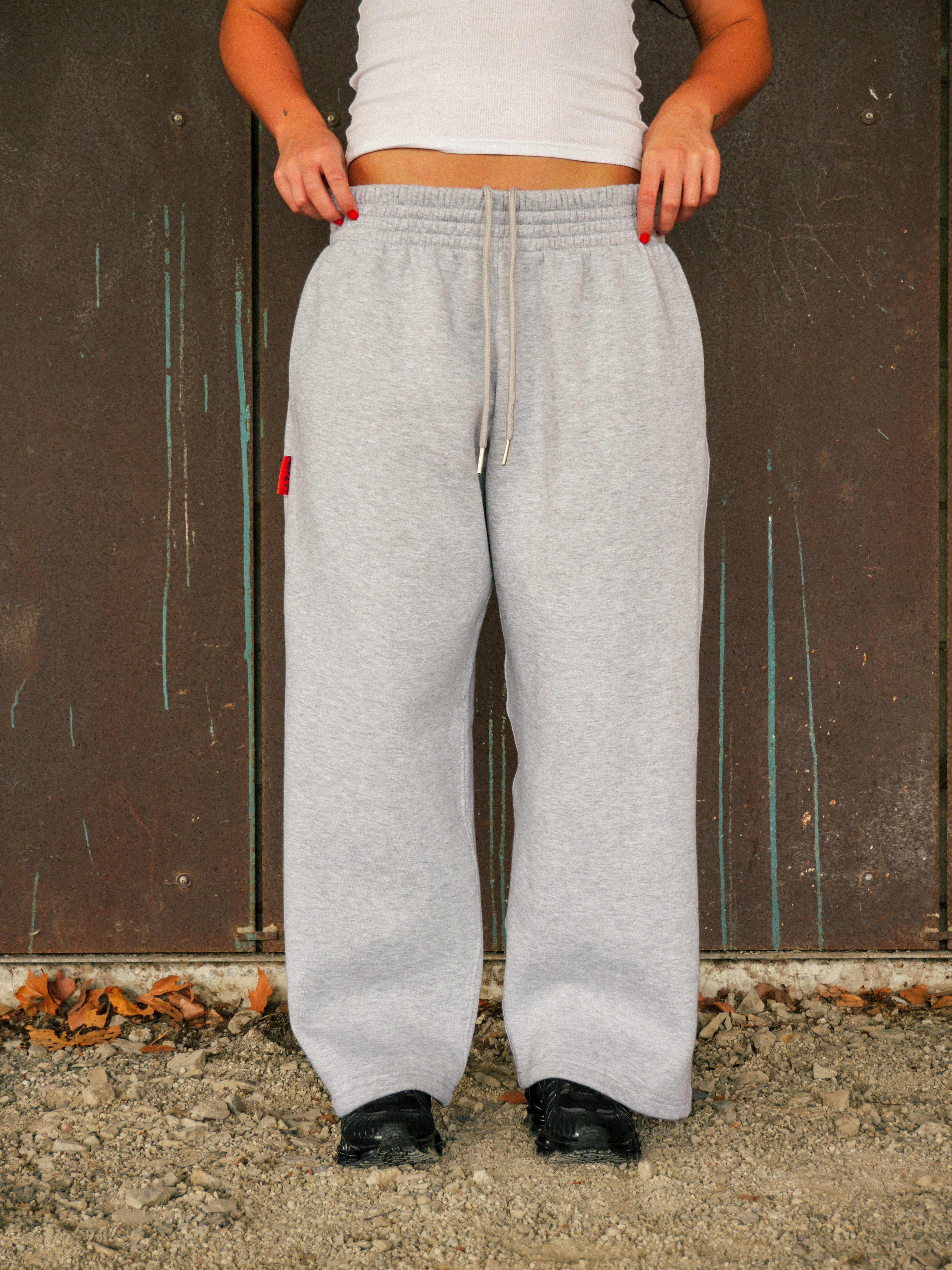 Womens Heather Grey Aotearoa Heavyweight Track Pants