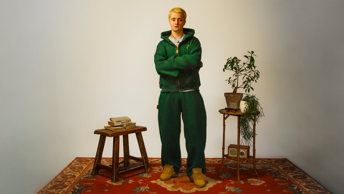 Womens Green Aotearoa Heavyweight Track Pants