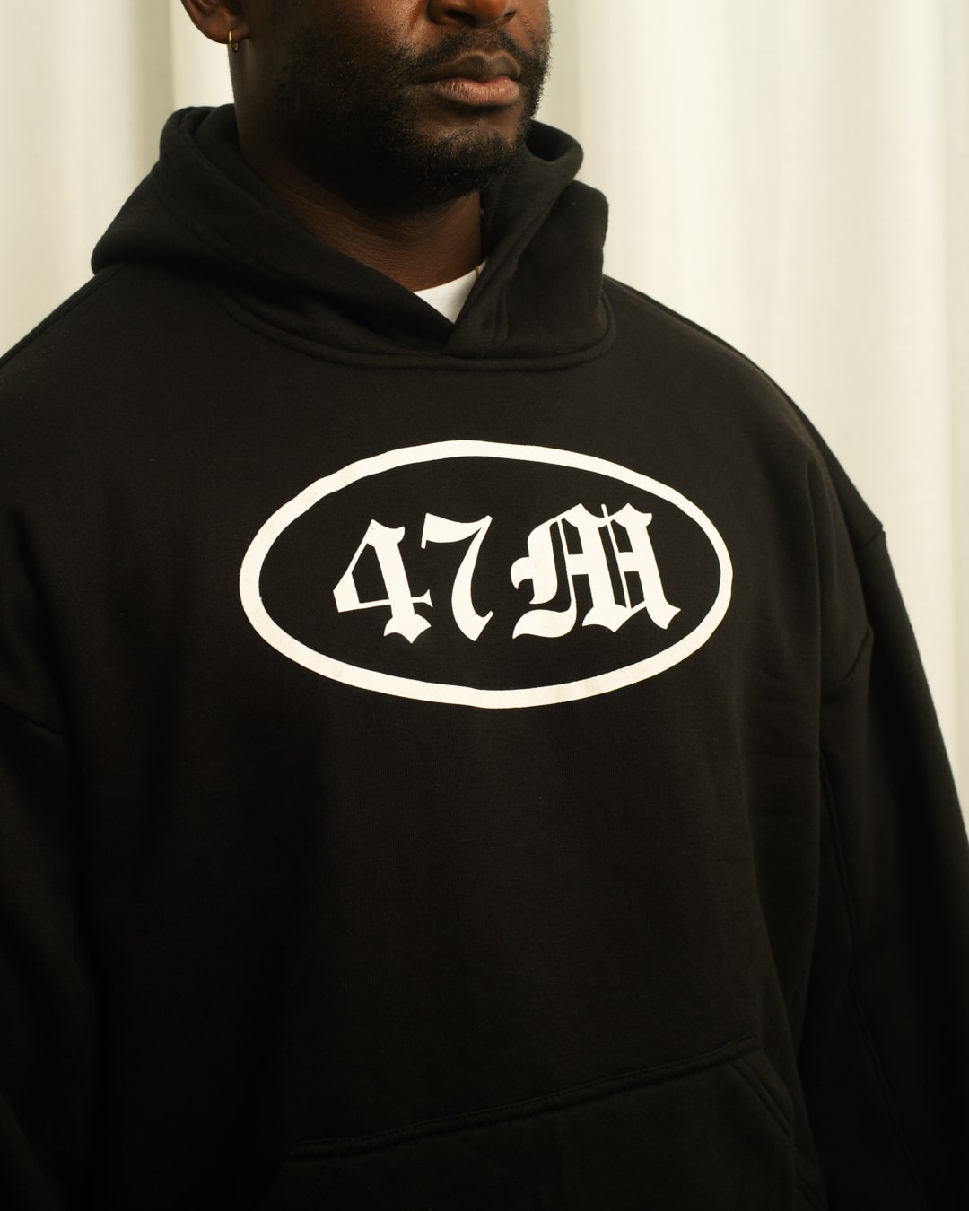 Mens Black 47M Heavyweight Hood