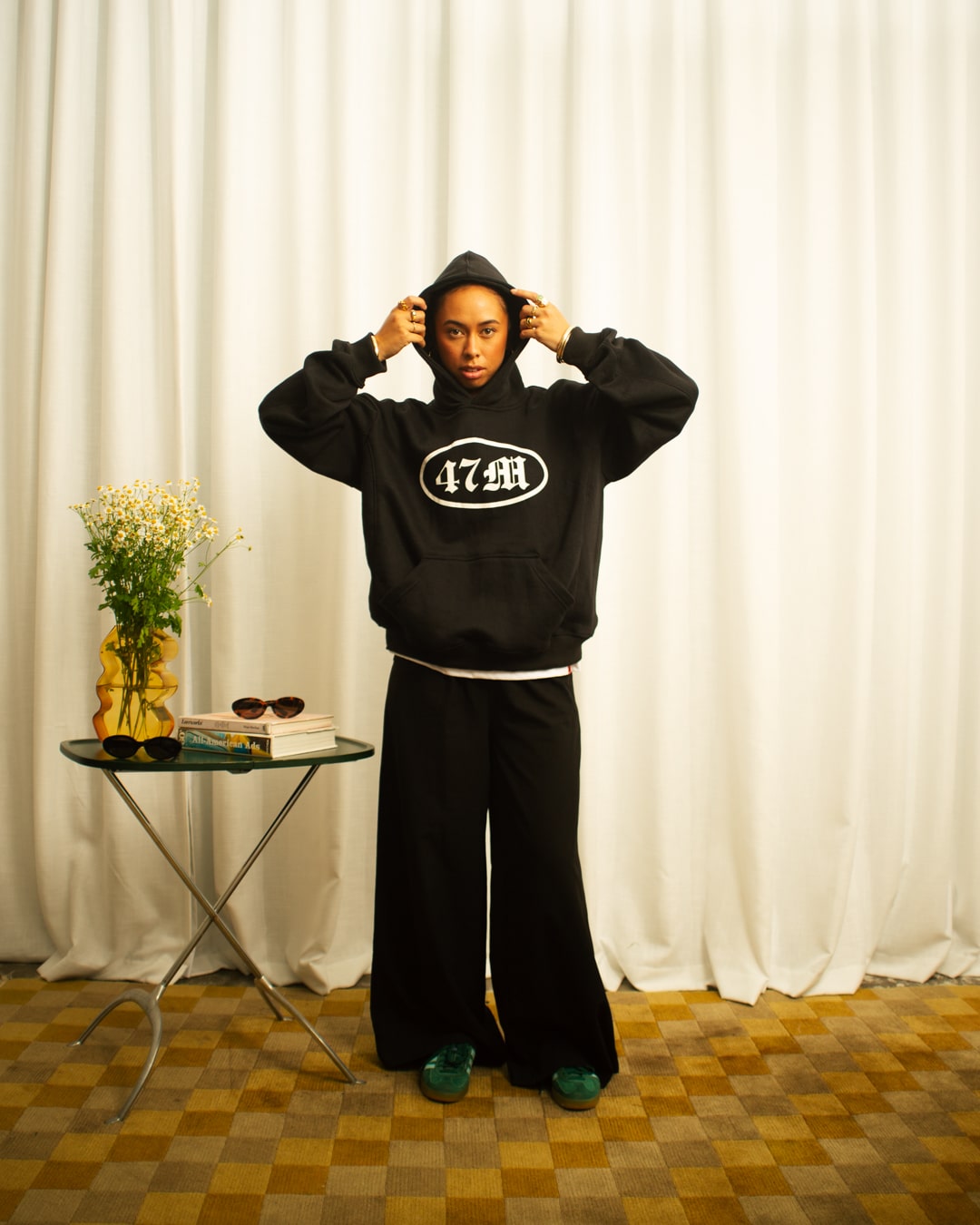 Womens Black 47M Heavyweight Hood